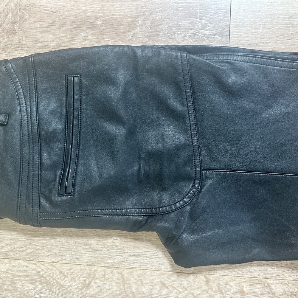 We The Free Black Faux Leather pants
